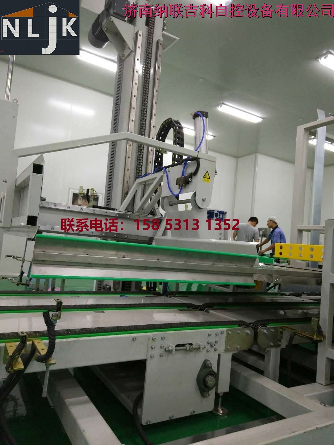 全自動桶碼垛包裝輸送系統，威高藥業透析液輸送系統